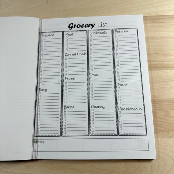 Meal Planner and Daily Planner Used - Picture 5 of 11